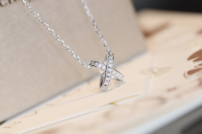 [Panda Jewelry]JEUX DE DIAMOND NECKLACE