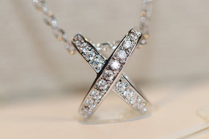 [Panda Jewelry]JEUX DE DIAMOND NECKLACE