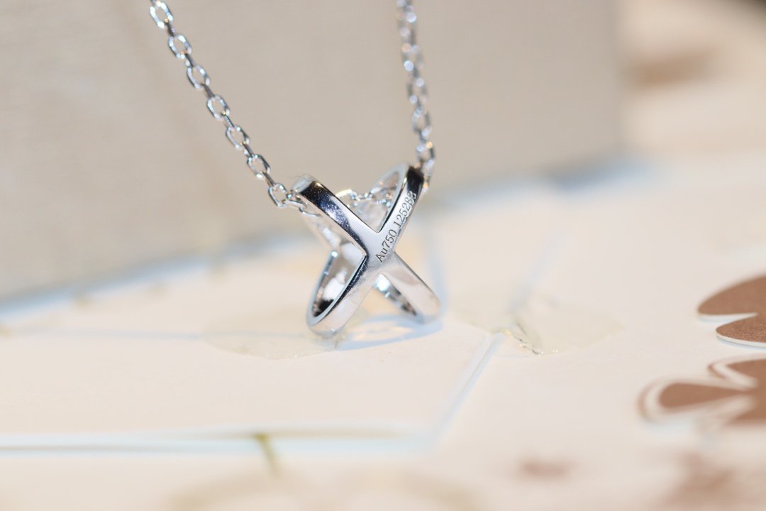 [Panda Jewelry]JEUX DE DIAMOND NECKLACE