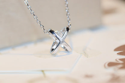 [Panda Jewelry]JEUX DE DIAMOND NECKLACE