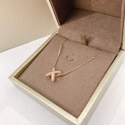 [Panda Jewelry]JEUX DE DIAMOND NECKLACE