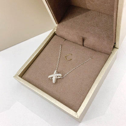 [Panda Jewelry]JEUX DE DIAMOND NECKLACE