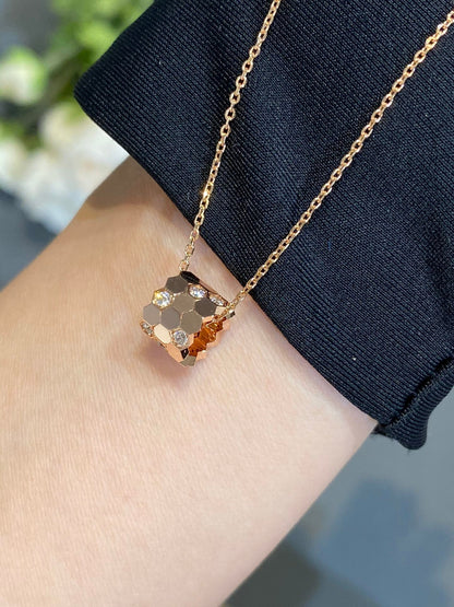 [Panda Jewelry]BEE LOVE DIAMOND NECKLACE