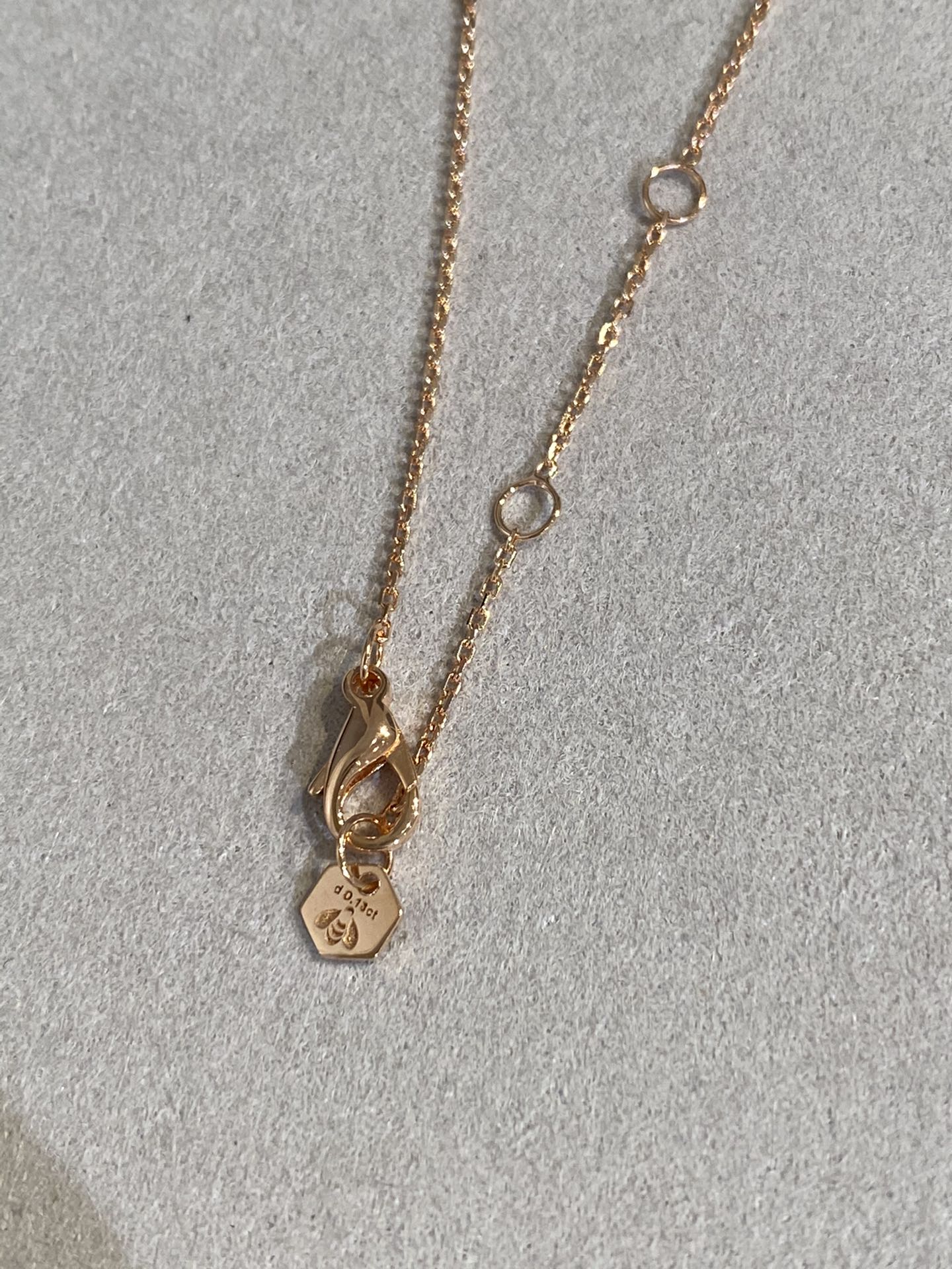 [Panda Jewelry]BEE LOVE DIAMOND NECKLACE
