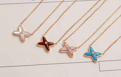 [Panda Jewelry]JEUX DE NECKLACE 1 DIAMOND