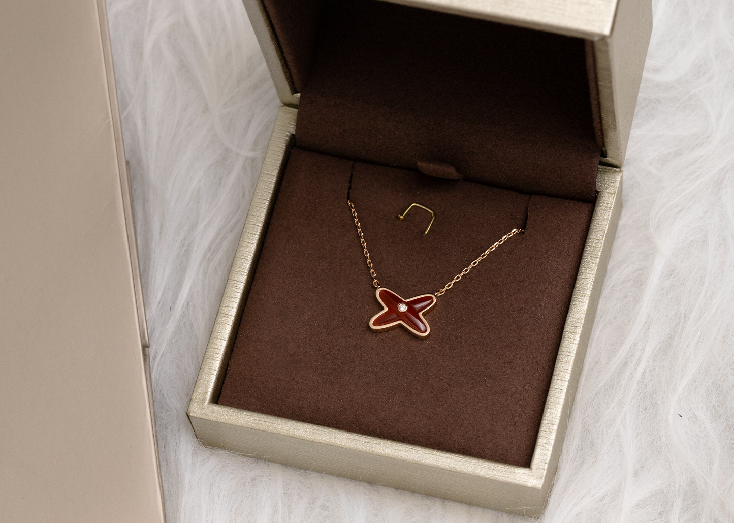 [Panda Jewelry]JEUX DE NECKLACE 1 DIAMOND