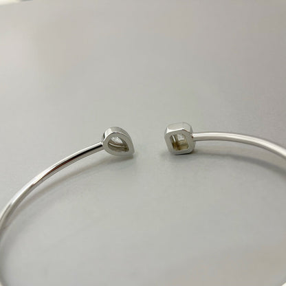 [Panda Jewelry]JONC FLEX MY TWIN TOI & MOI SILVER DIAMOND BRACELET
