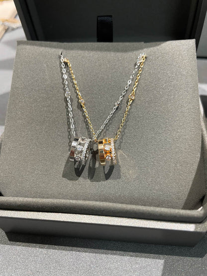 [Panda Jewelry]CHAIN MOVE ROMANE PEDAND NECKLACE