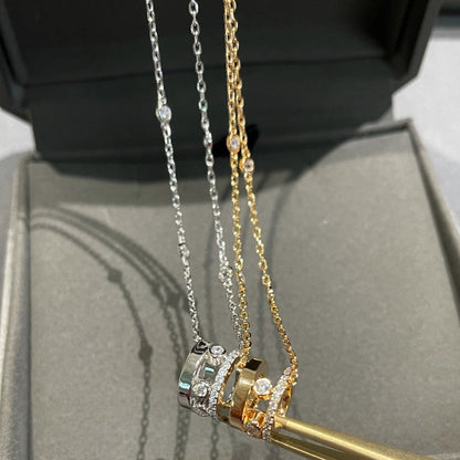 [Panda Jewelry]CHAIN MOVE ROMANE PEDAND NECKLACE
