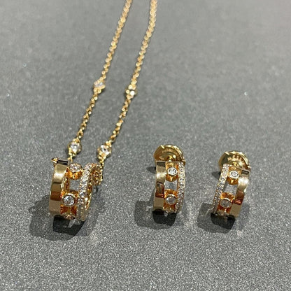 [Panda Jewelry]CHAIN MOVE ROMANE PEDAND NECKLACE