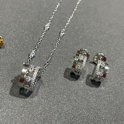 [Panda Jewelry]CHAIN MOVE ROMANE PEDAND NECKLACE