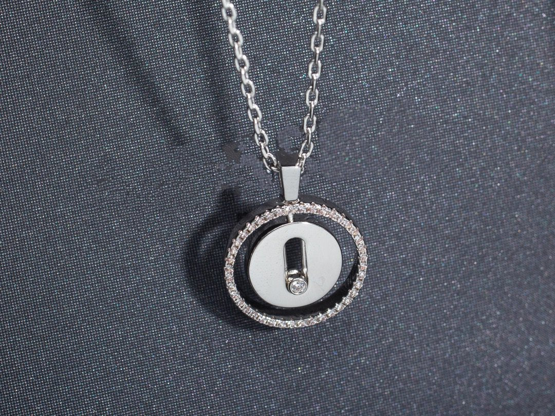 [Panda Jewelry]LUCKY MOVE PM NECKLACE SILVER DIAMOND