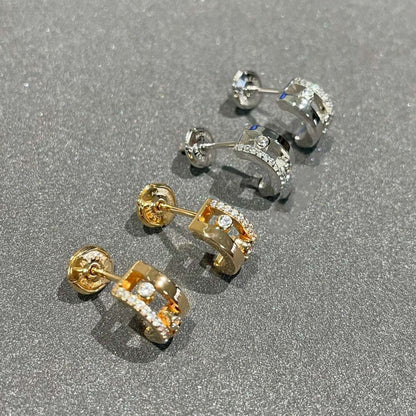 [Panda Jewelry]MOVE ROMANE EARRINGS DIAMOND