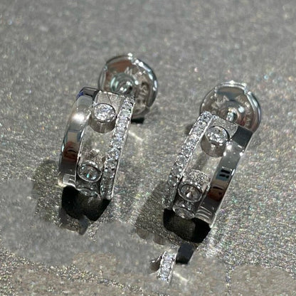 [Panda Jewelry]MOVE ROMANE EARRINGS DIAMOND