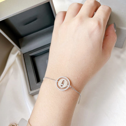 [Panda Jewelry]LUCKY MOVE PAVED DIAMOND BRACELET