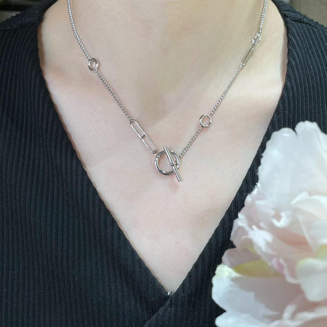 [Panda Jewelry]HM STERLING CHAINE D'ANCRE HEART