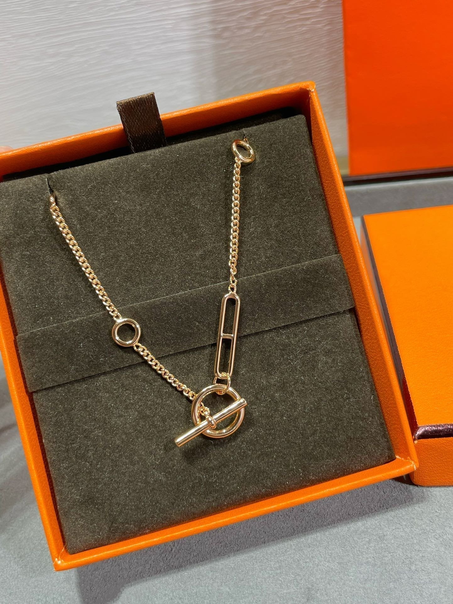 [Panda Jewelry]HM STERLING CHAINE D'ANCRE HEART