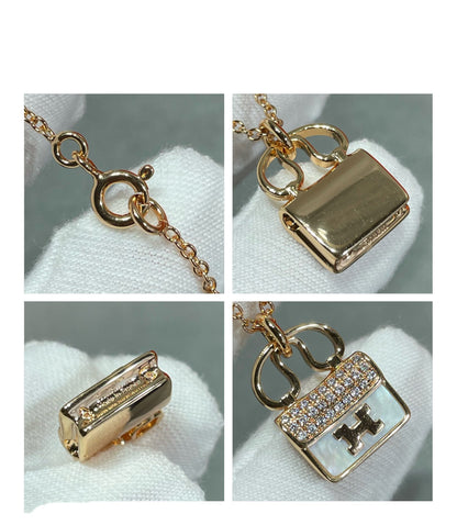 [Panda Jewelry]H CIRCE MOISSANITE PENDANT NECKLACE GOLD