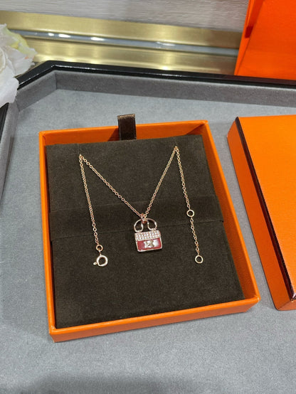 [Panda Jewelry]H CIRCE MOISSANITE PENDANT NECKLACE GOLD