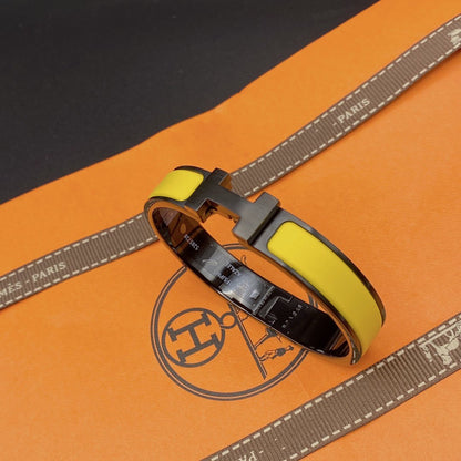 [Panda Jewelry]CLIC HM SO BLACK YELLOW BRACELET