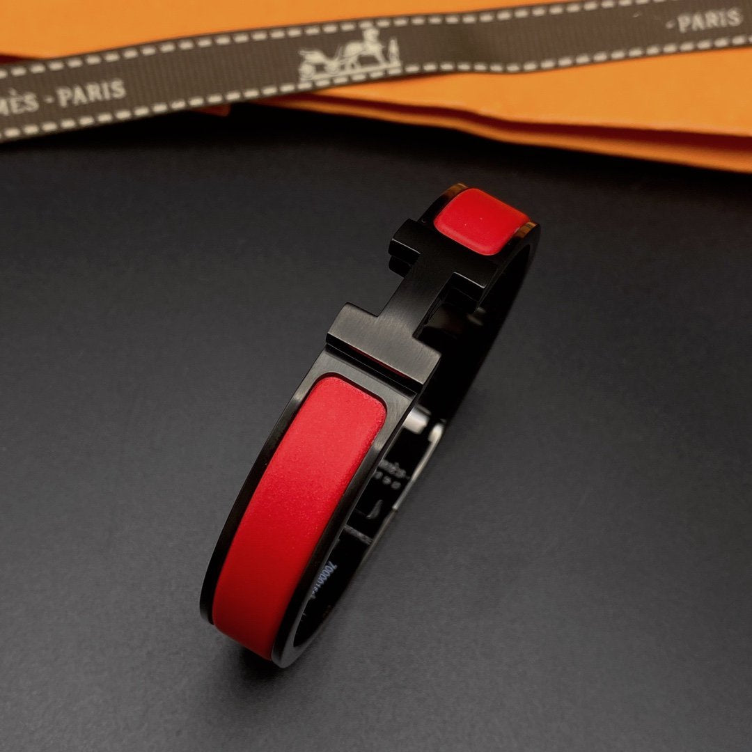[Panda Jewelry]CLIC HM SO BLACK RED BRACELET