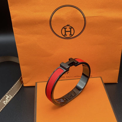 [Panda Jewelry]CLIC HM SO BLACK RED BRACELET
