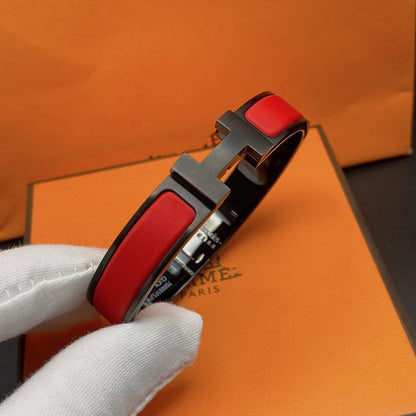 [Panda Jewelry]CLIC HM SO BLACK RED BRACELET