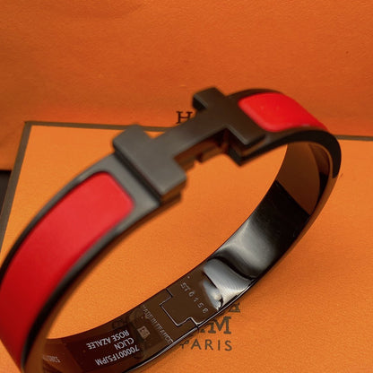 [Panda Jewelry]CLIC HM SO BLACK RED BRACELET
