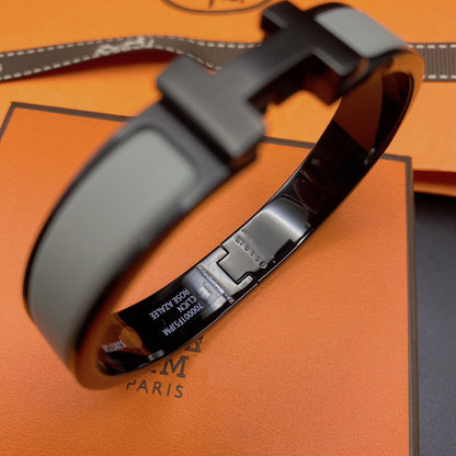 [Panda Jewelry]CLIC HM SO BLACK GREY BRACELET