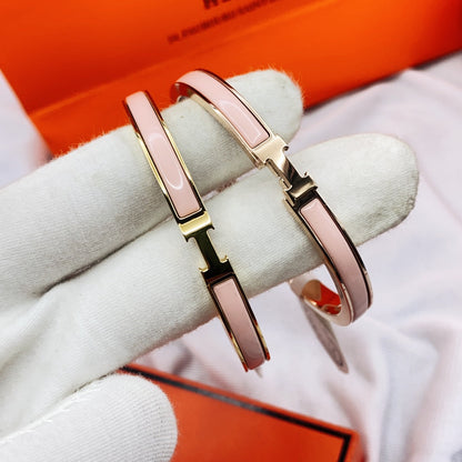 [Panda Jewelry]CLASSIC HM CLIC  PINK 8MM ENAMEL BRACELET