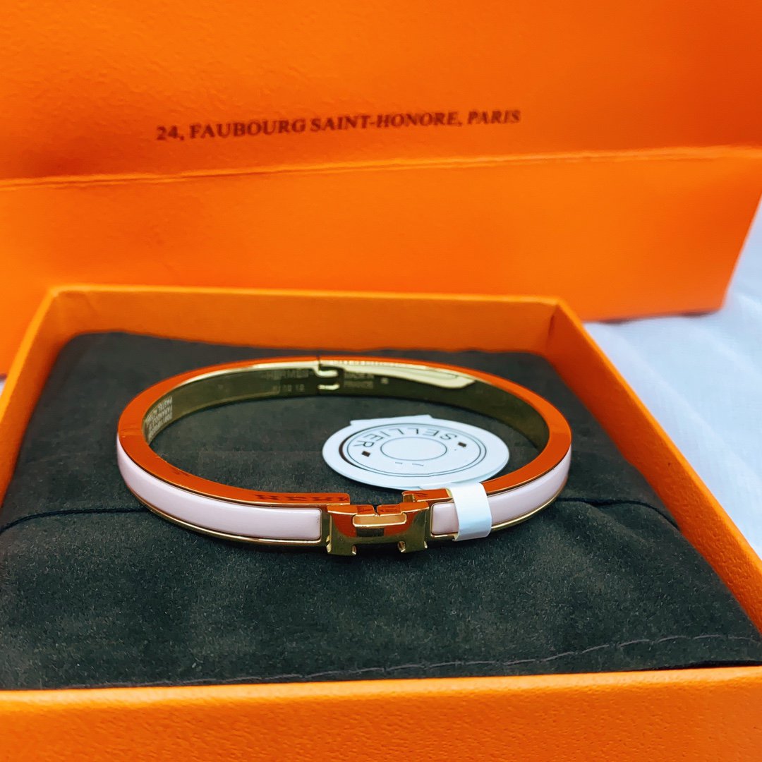 [Panda Jewelry]CLASSIC HM CLIC  PINK 8MM ENAMEL BRACELET