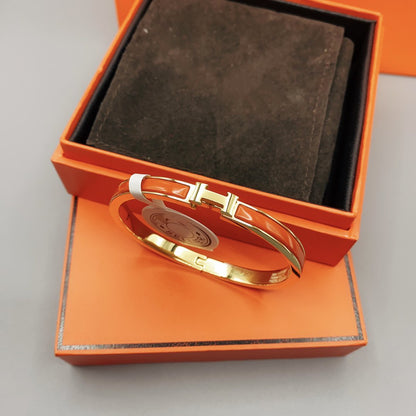 [Panda Jewelry]CLASSIC HM CLIC RED 8MM ENAMEL BRACELET