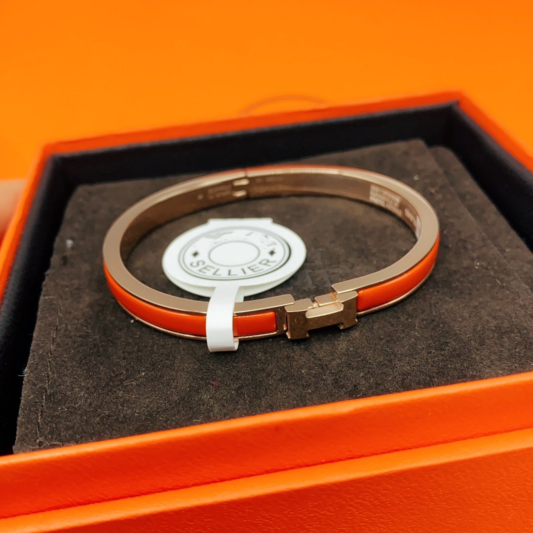 [Panda Jewelry]CLASSIC HM CLIC RED 8MM ENAMEL BRACELET