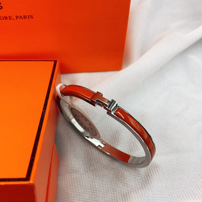 [Panda Jewelry]CLASSIC HM CLIC RED 8MM ENAMEL BRACELET