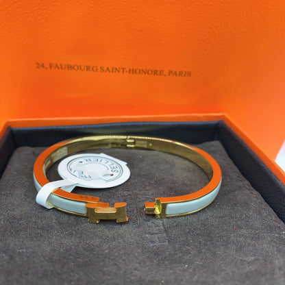 [Panda Jewelry]CLASSIC HM CLIC GREEN 8MM ENAMEL BRACELET