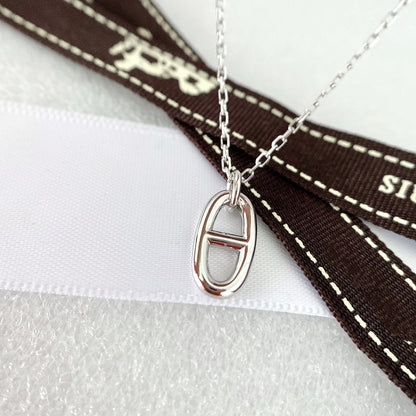 [Panda Jewelry]HM PIG NOSE NECKLACE