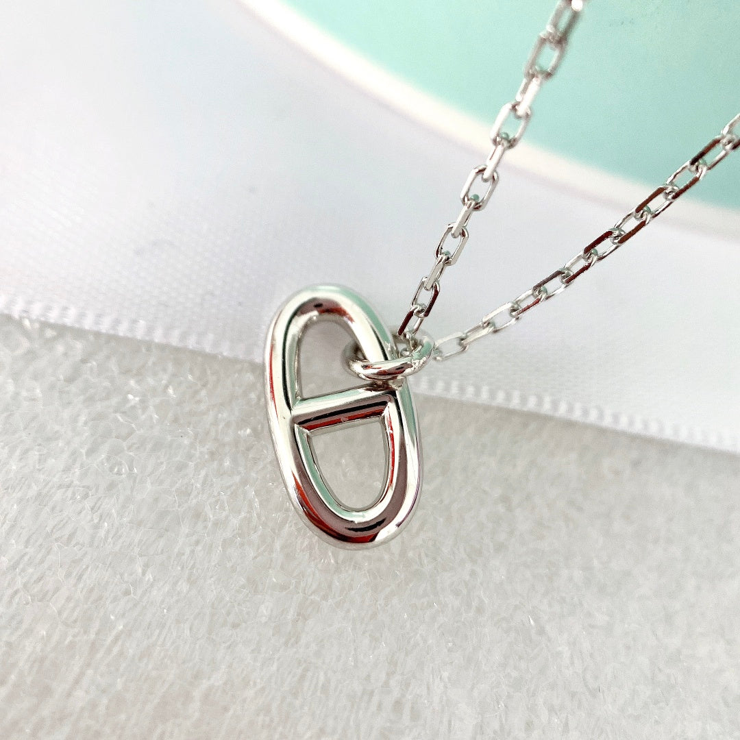 [Panda Jewelry]HM PIG NOSE NECKLACE