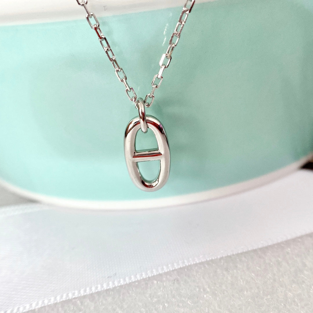 [Panda Jewelry]HM PIG NOSE NECKLACE