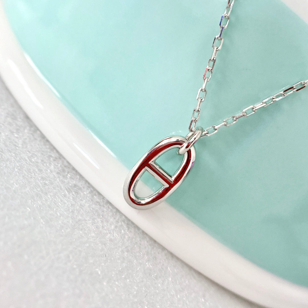 [Panda Jewelry]HM PIG NOSE NECKLACE