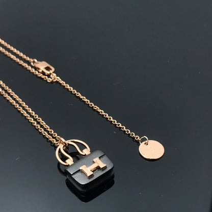 [Panda Jewelry]WOMEN'S HM AMULETTES CONSTANCE PENDANT NECKLACE