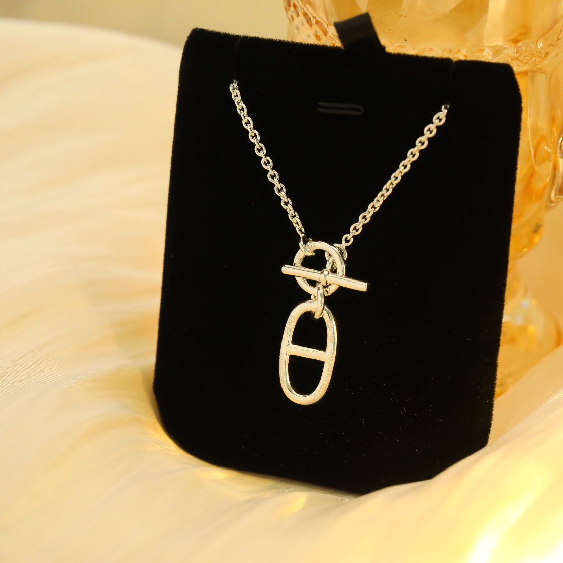 [Panda Jewelry]HM CHAINE D'ANCRE PENDANT NECKLACE STERLING SILVER