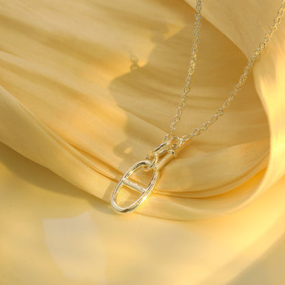 [Panda Jewelry]HM CHAINE D'ANCRE PENDANT NECKLACE STERLING SILVER
