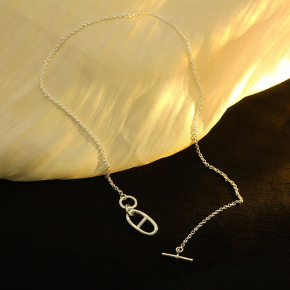 [Panda Jewelry]HM CHAINE D'ANCRE PENDANT NECKLACE STERLING SILVER