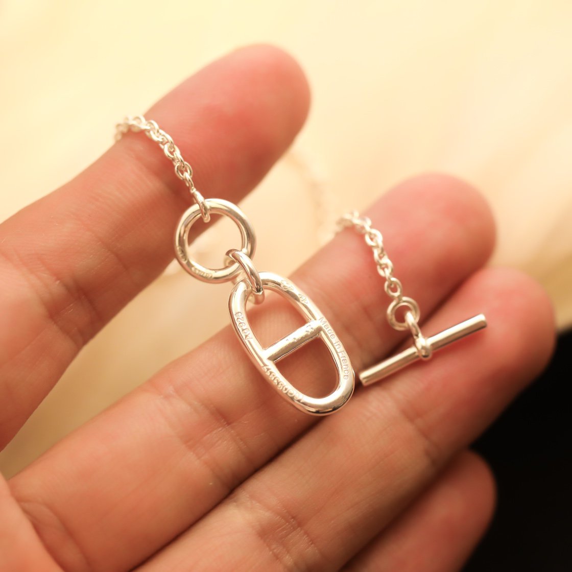[Panda Jewelry]HM CHAINE D'ANCRE PENDANT NECKLACE STERLING SILVER