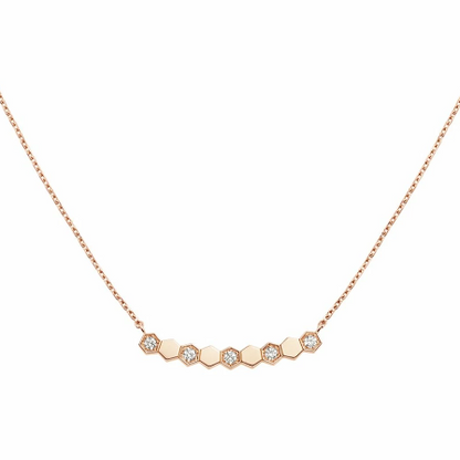 [Panda Jewelry]BEE MY LOVE DIAMOND NECKLACE