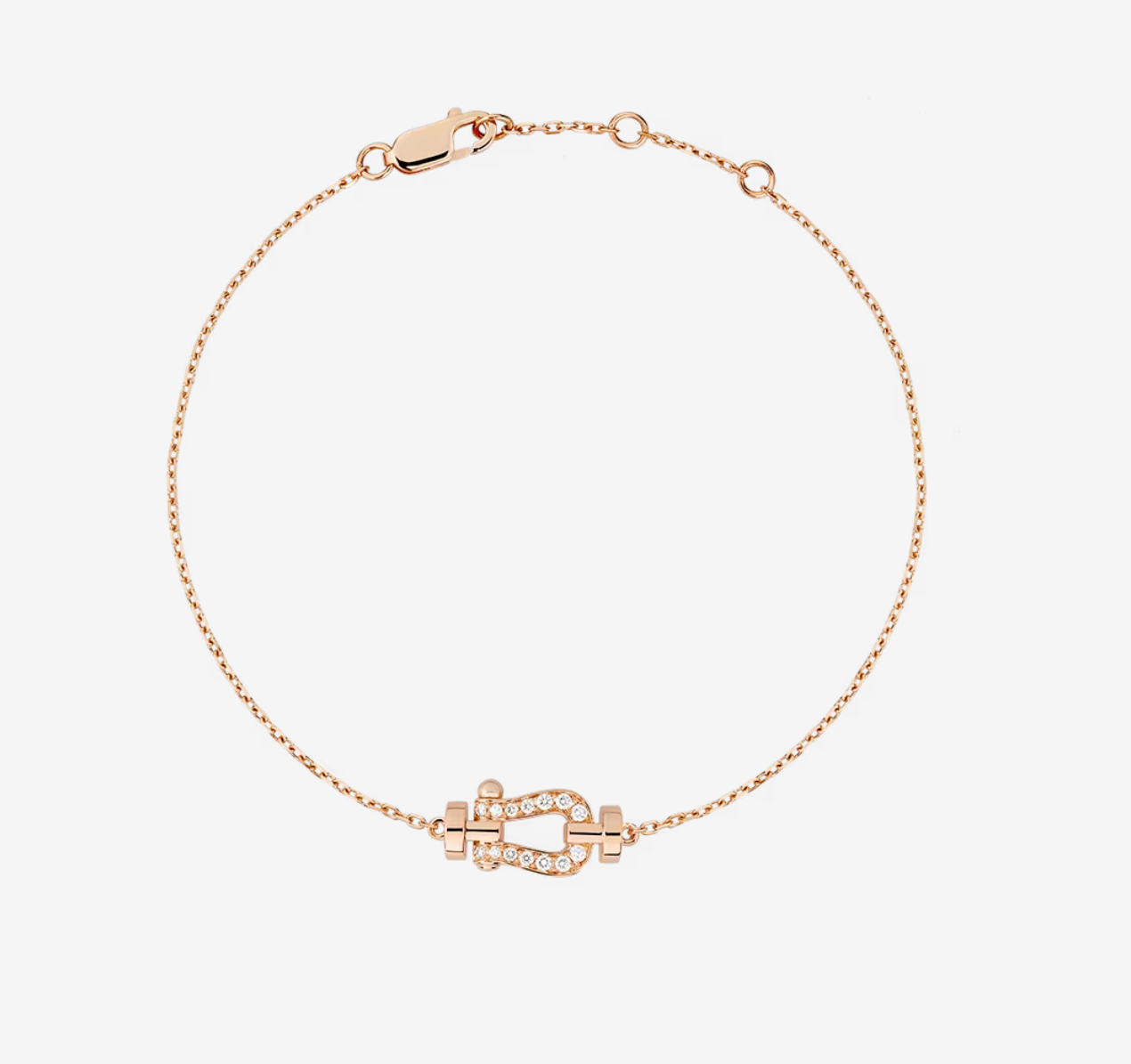 [Panda Jewelry]FORCE 10 FULL DIAMOND BUCKLE CHAIN LINK MINI MODEL