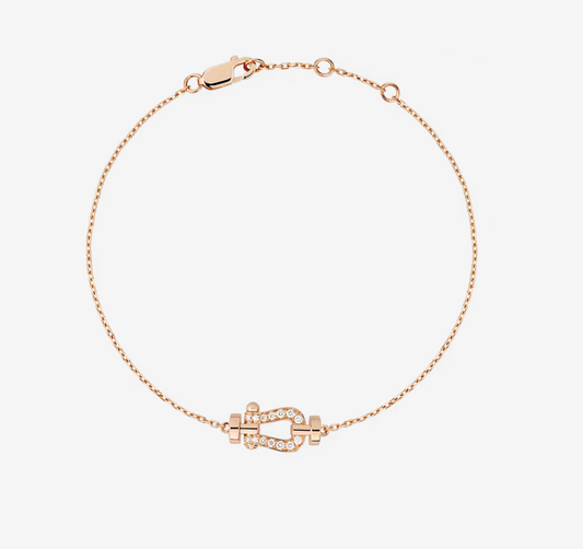 [Panda Jewelry]FORCE 10 FULL DIAMOND BUCKLE CHAIN LINK MINI MODEL