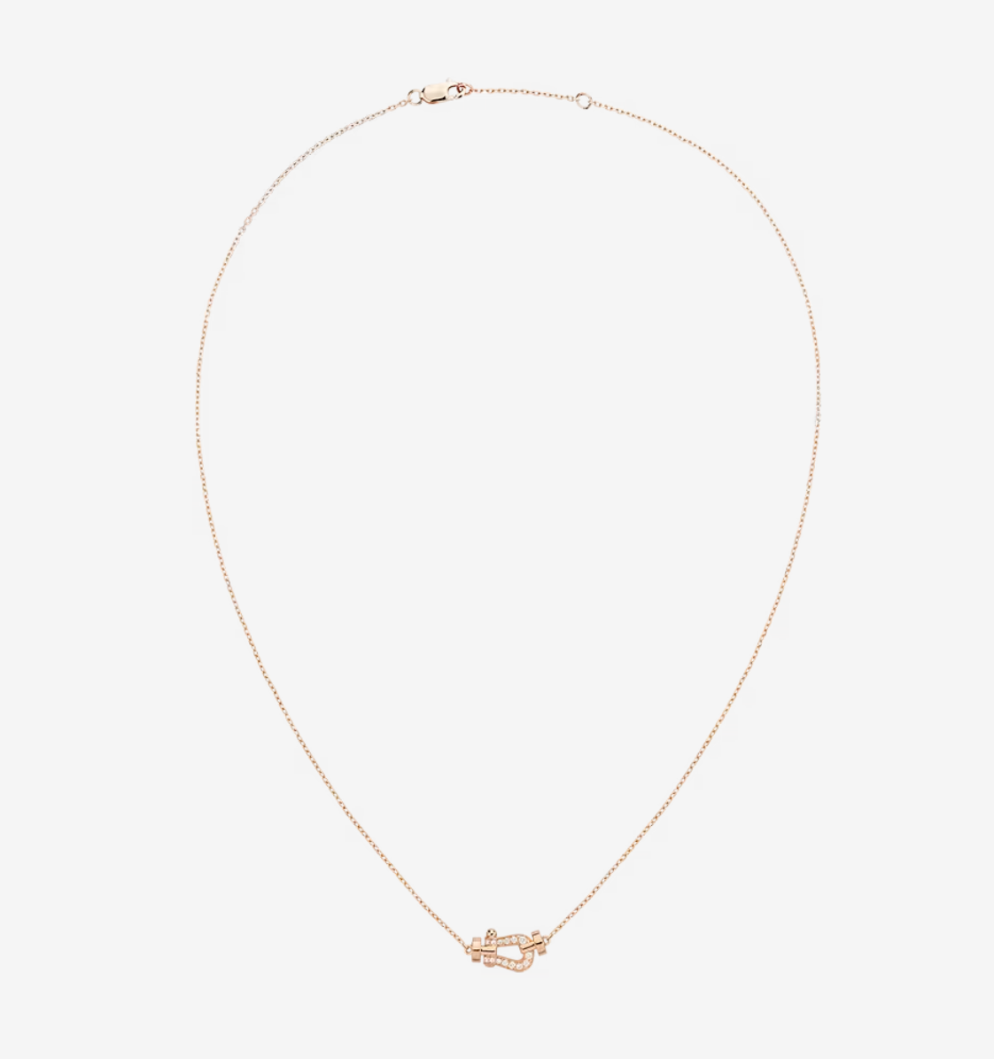 [Panda Jewelry]FORCE 10 DIAMOND PINK GOLD NECKLACE MINI MODEL