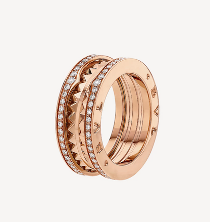 [Panda Jewelry]ZERO 1 ROCK DIAMOND PINK GOLD