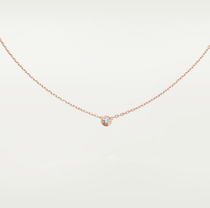 [Panda Jewelry]DAMOUR DIAMOND NECKLACE